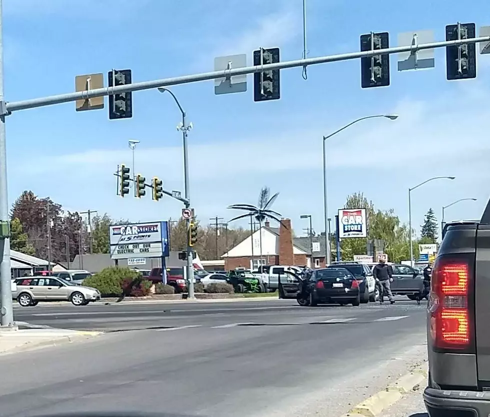 Crews Respond to Crash at Five Points in Twin Falls